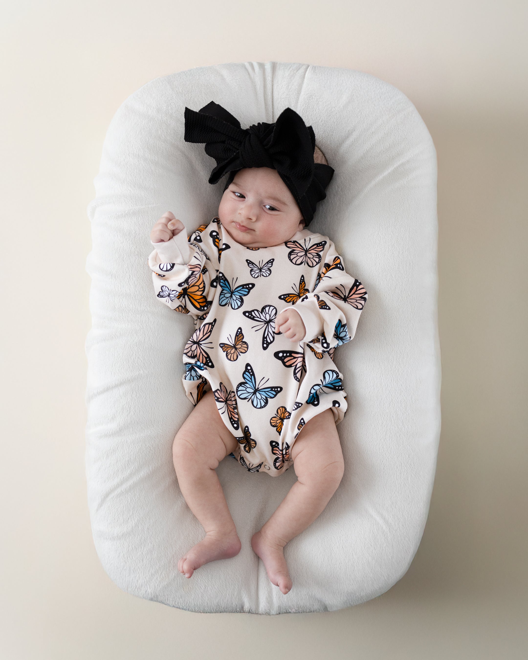 Baby Girl Bubble Romper | Butterflies