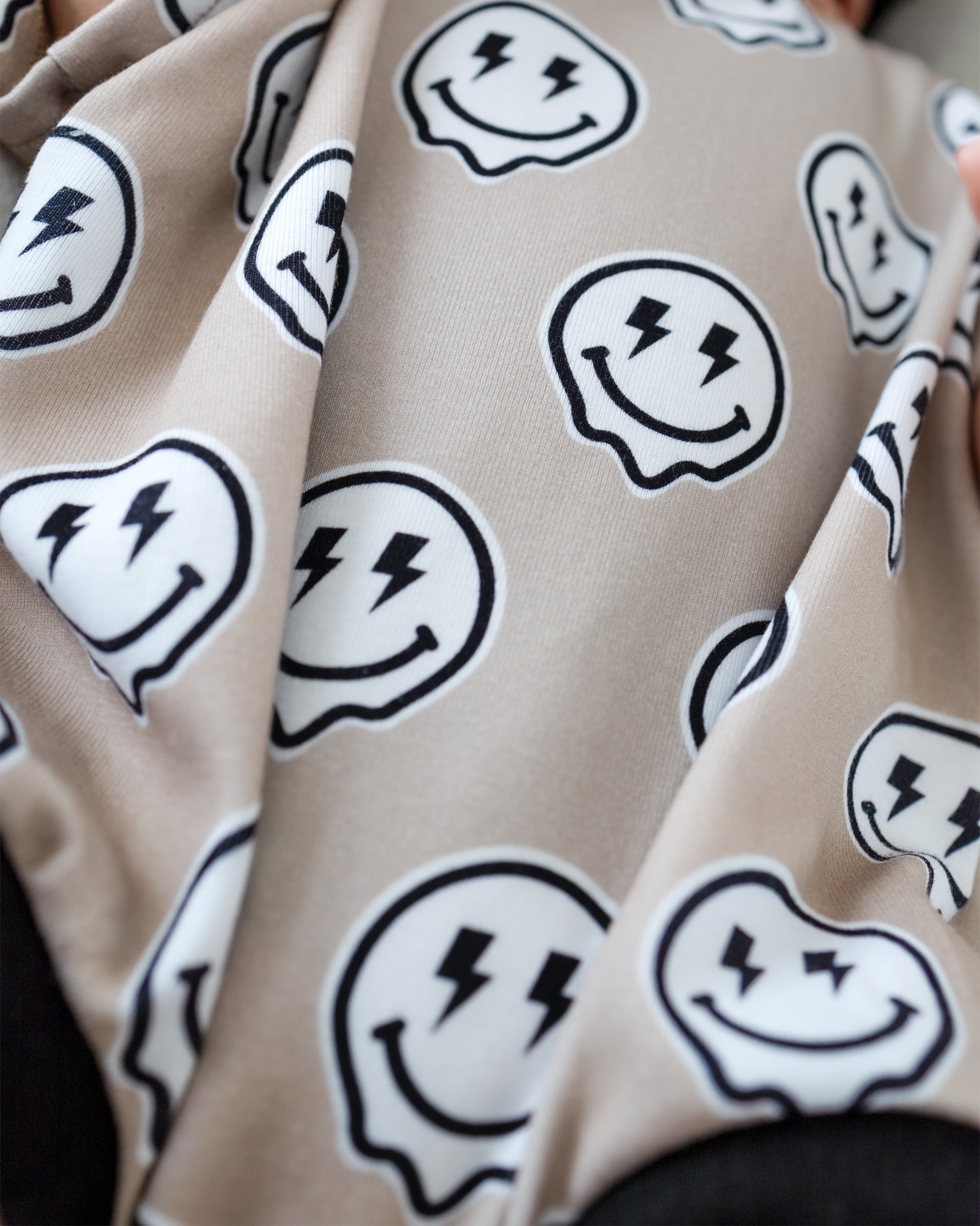 Electric Drippy Short Sleeve Bubble Romper