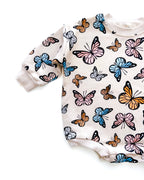 Baby Girl Bubble Romper | Butterflies