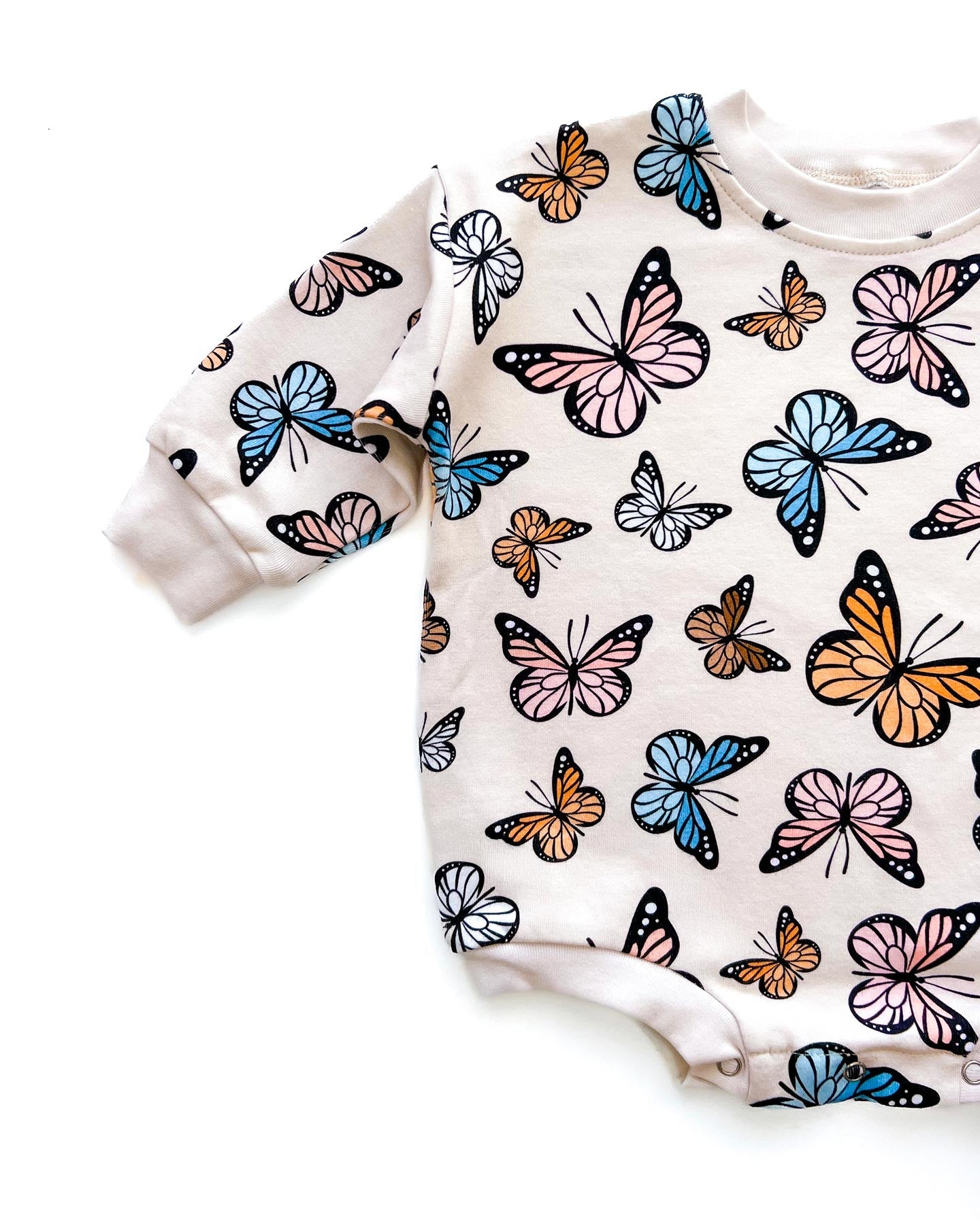 Baby Girl Bubble Romper | Butterflies