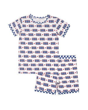 Bamboo Shorts Set - USA