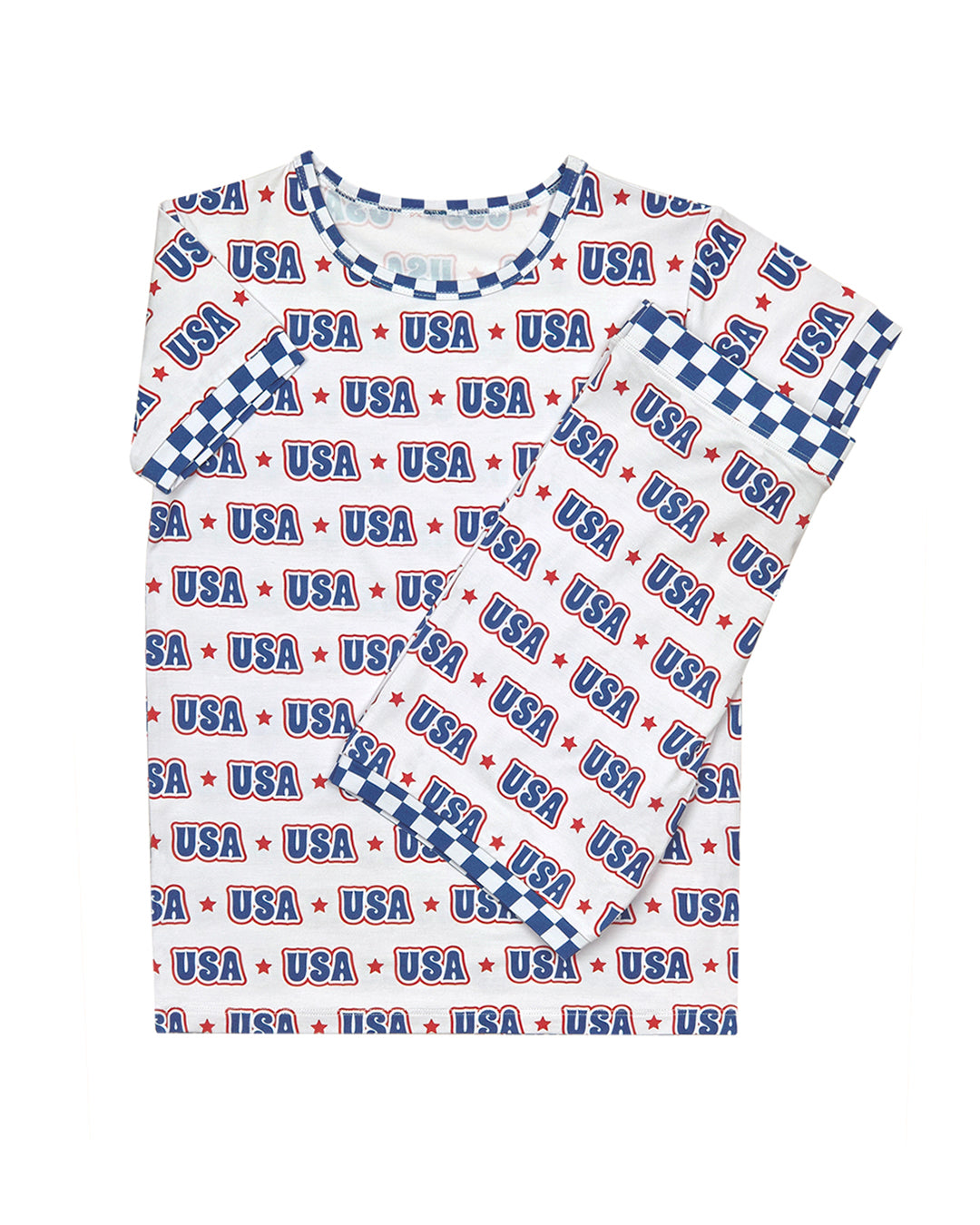 USA Bamboo Shorts Set