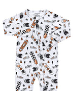 Bamboo Zip Romper | Skater