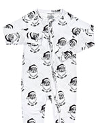 Bamboo Zip Romper | Cool Santa