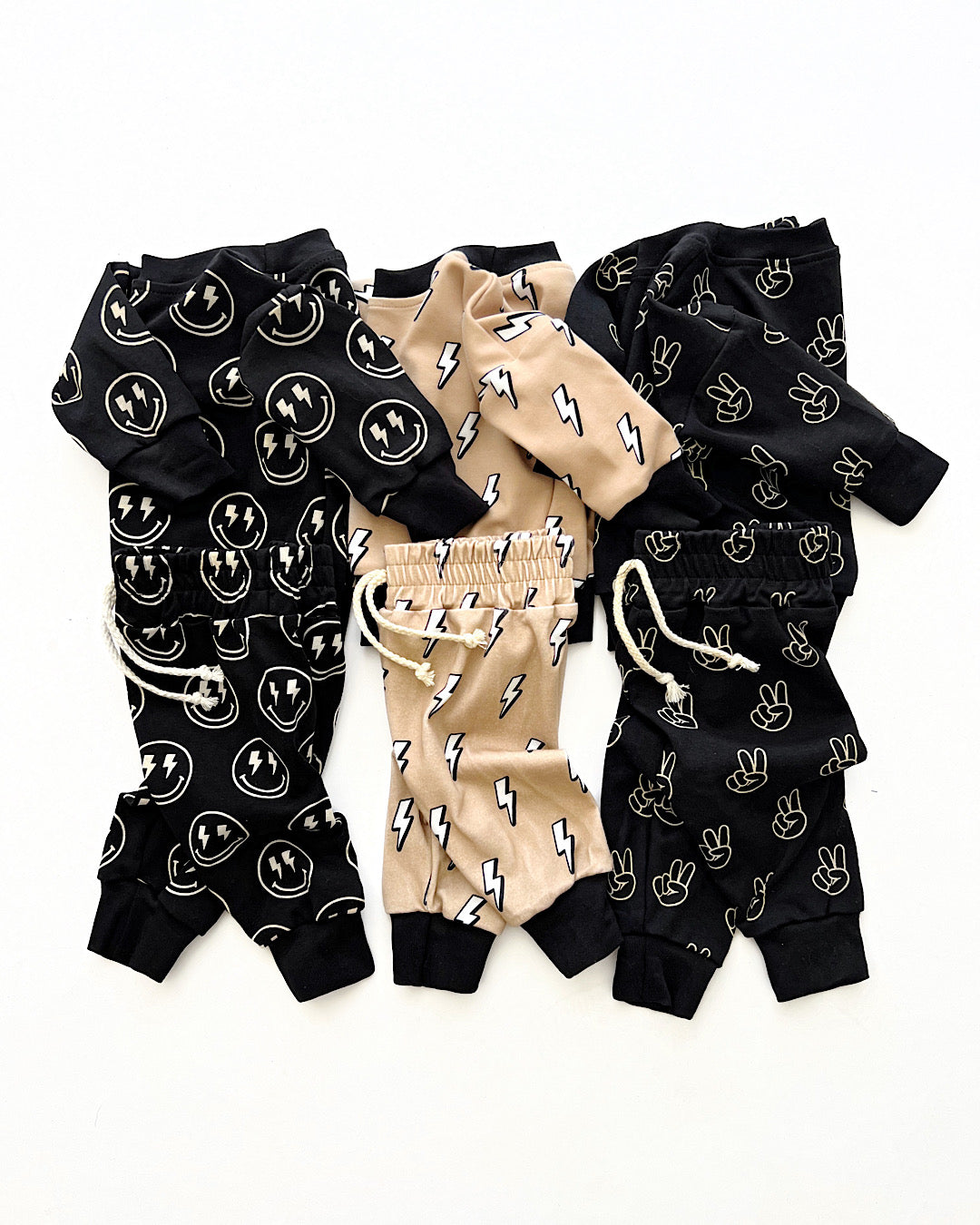 Boys Electric Smiley Jogger Set
