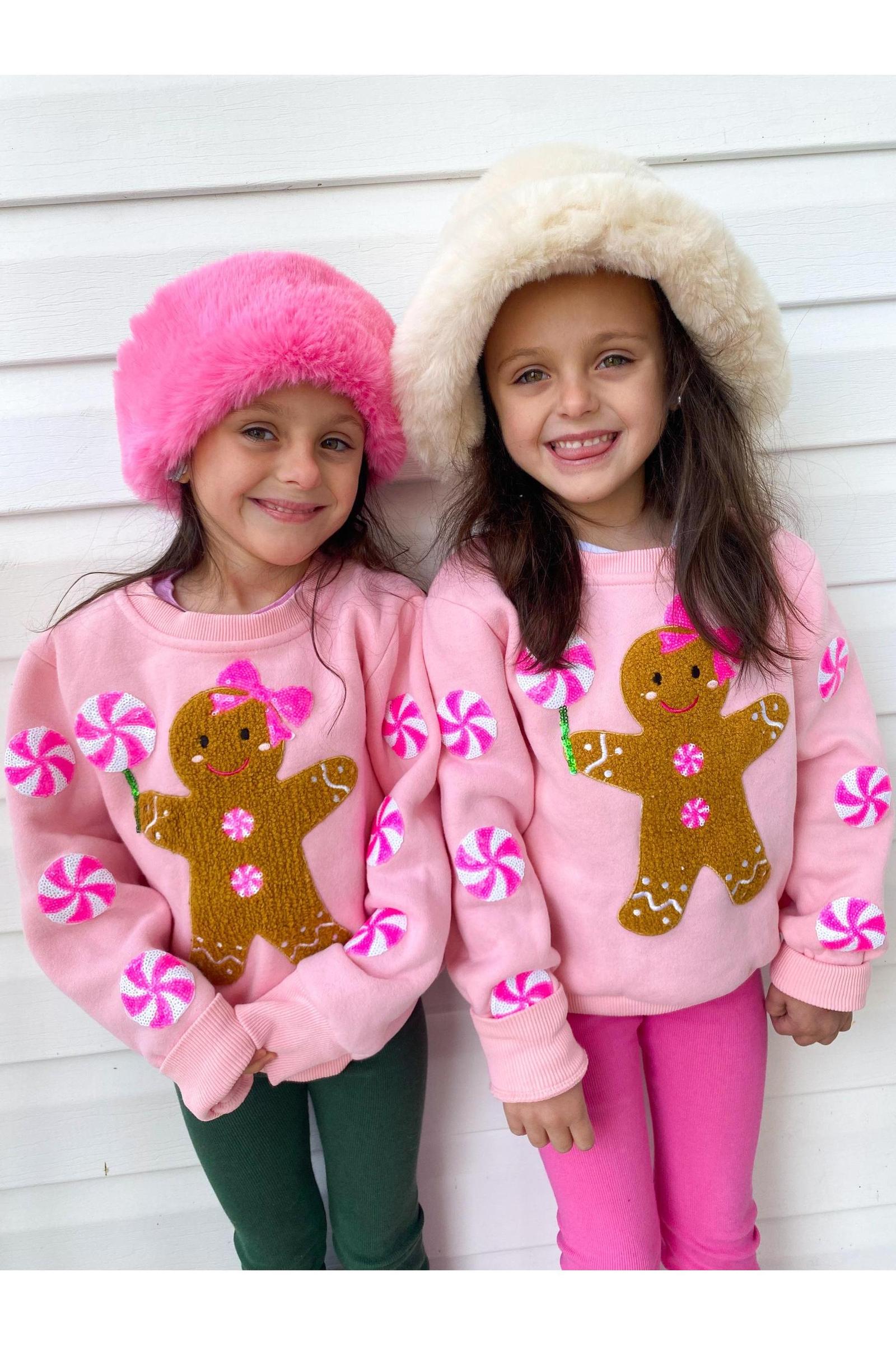 Gingerbread Patched Crewneck