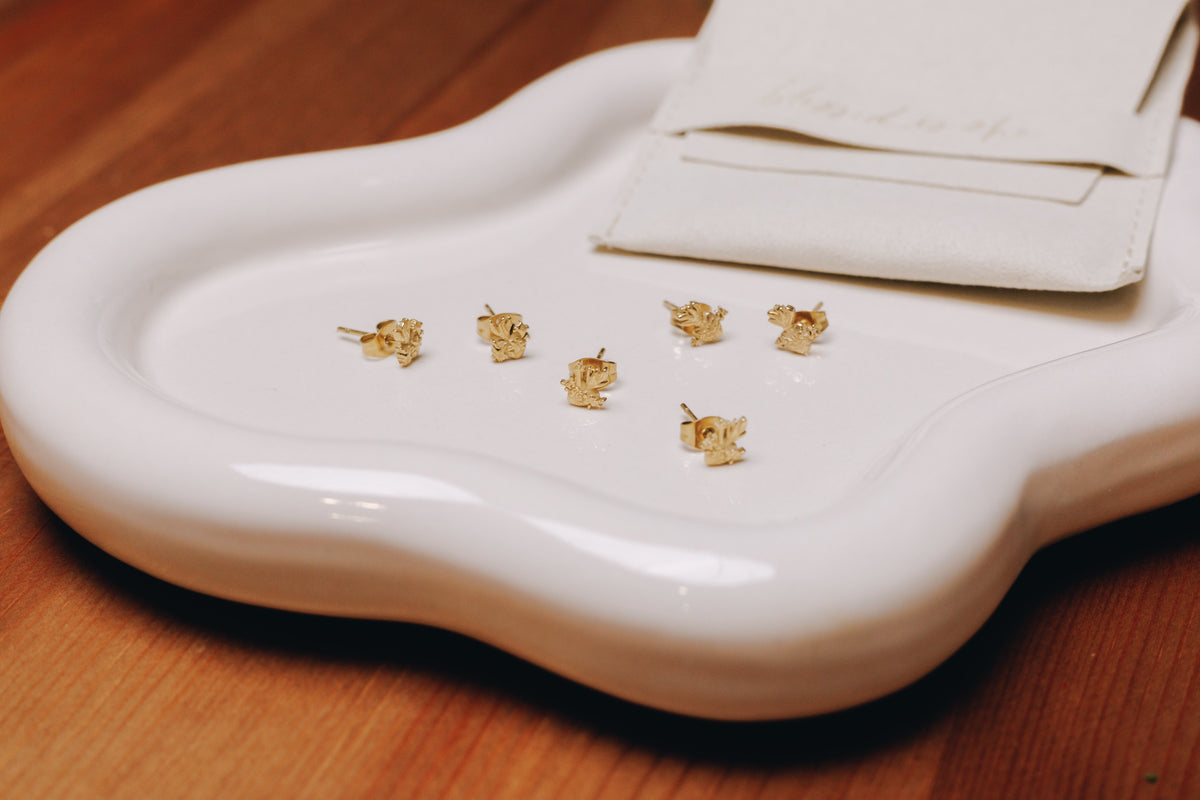 Sacred Heart of Jesus Stud Earrings | A Reminder of Christ’s Love