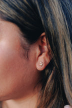 Chaste Heart of Joseph Stud Earrings