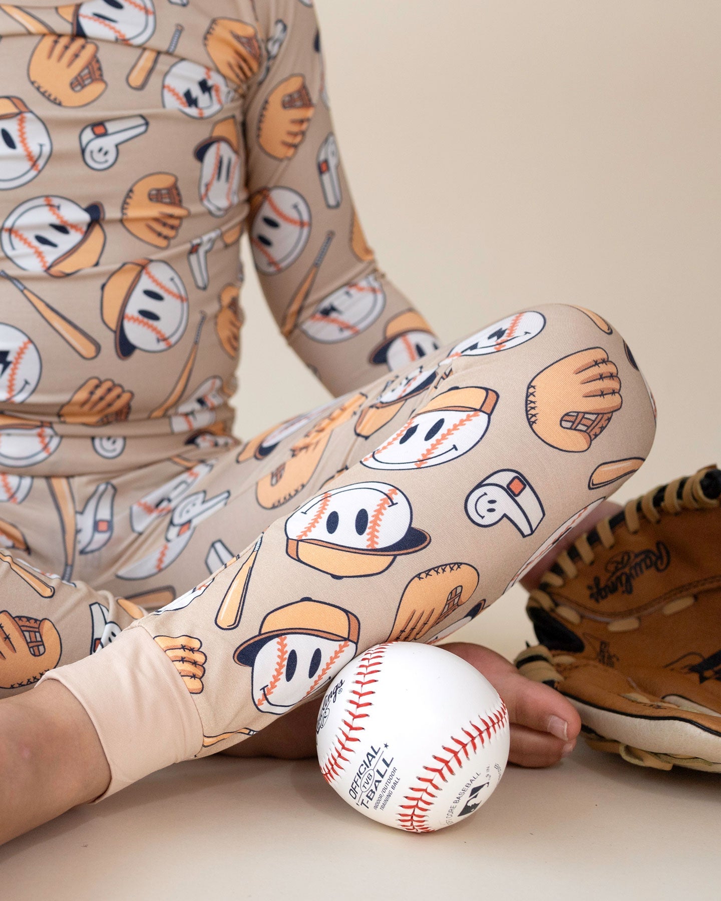 Boys Cool Catch Bamboo Two Piece Pajama Set