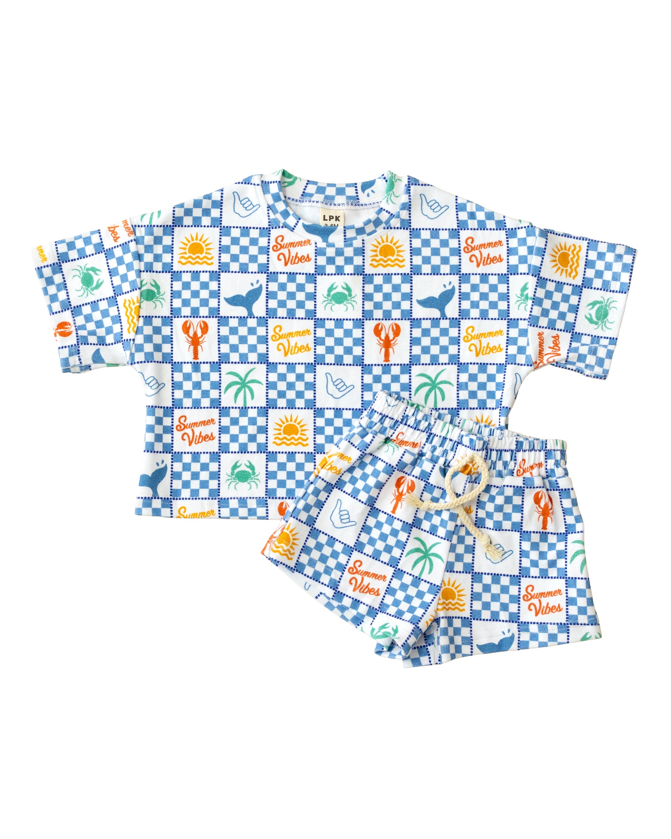 Summer Vibes Shorts Set