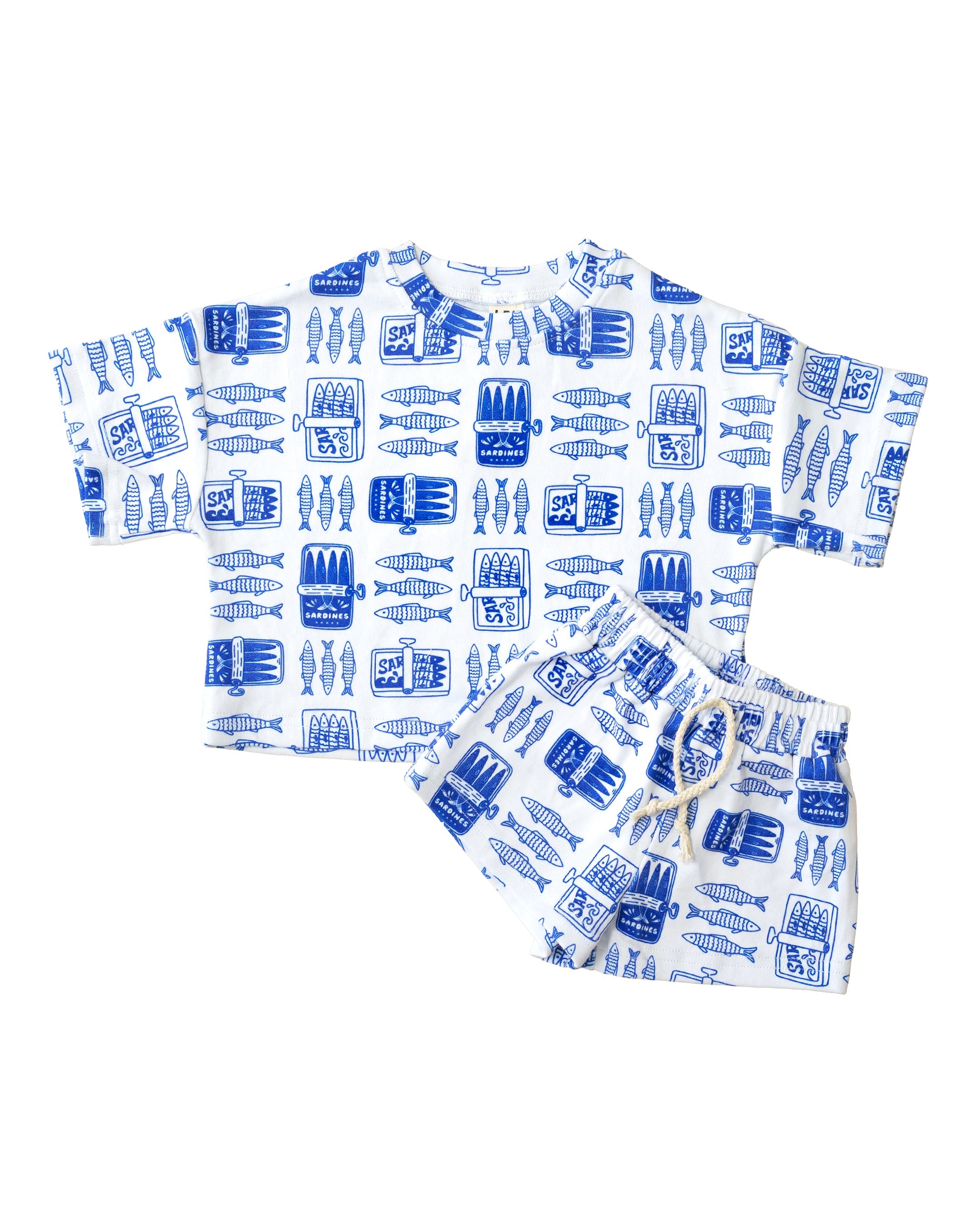 Sardines Shorts Set