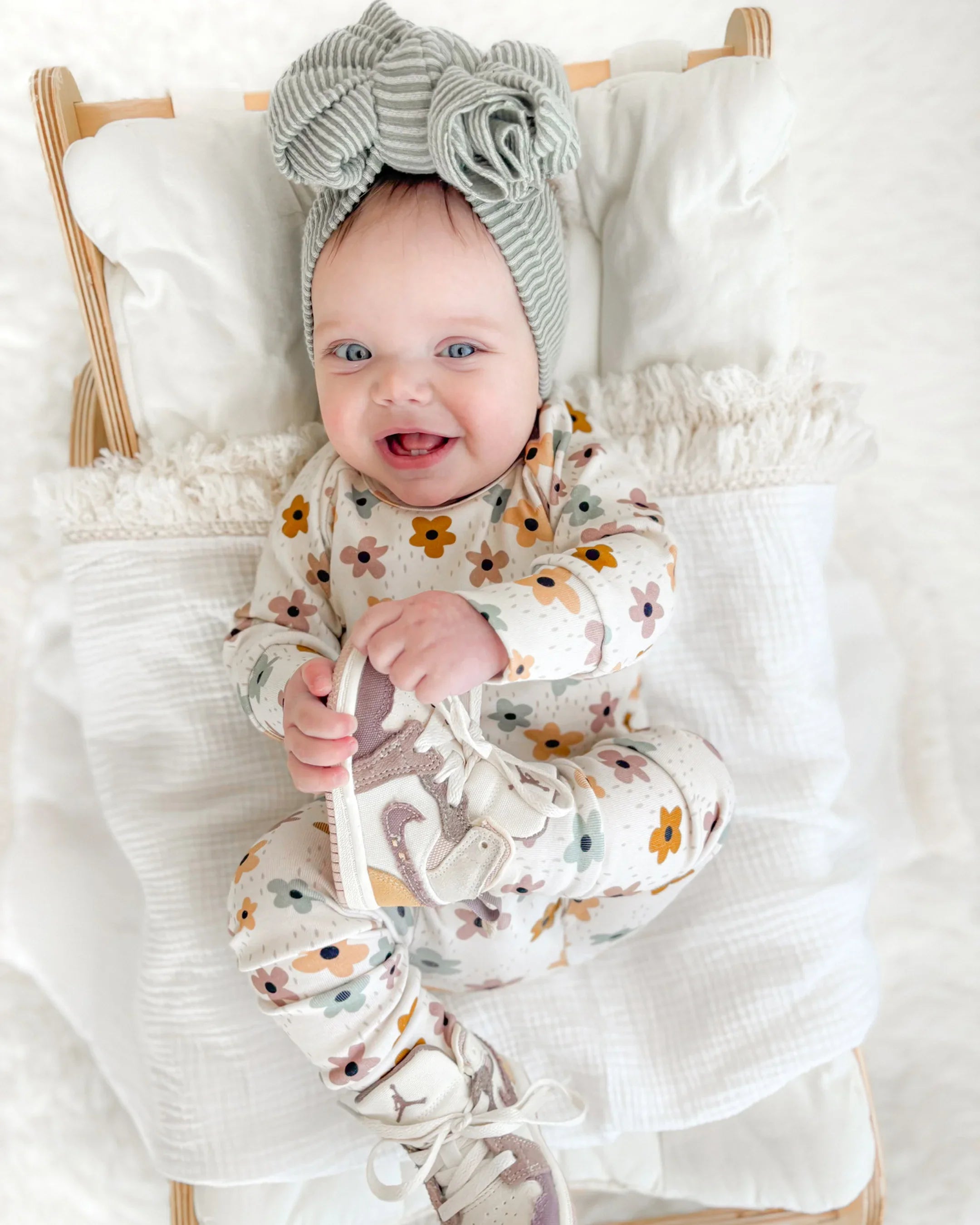 Girls Floral Lounge Set