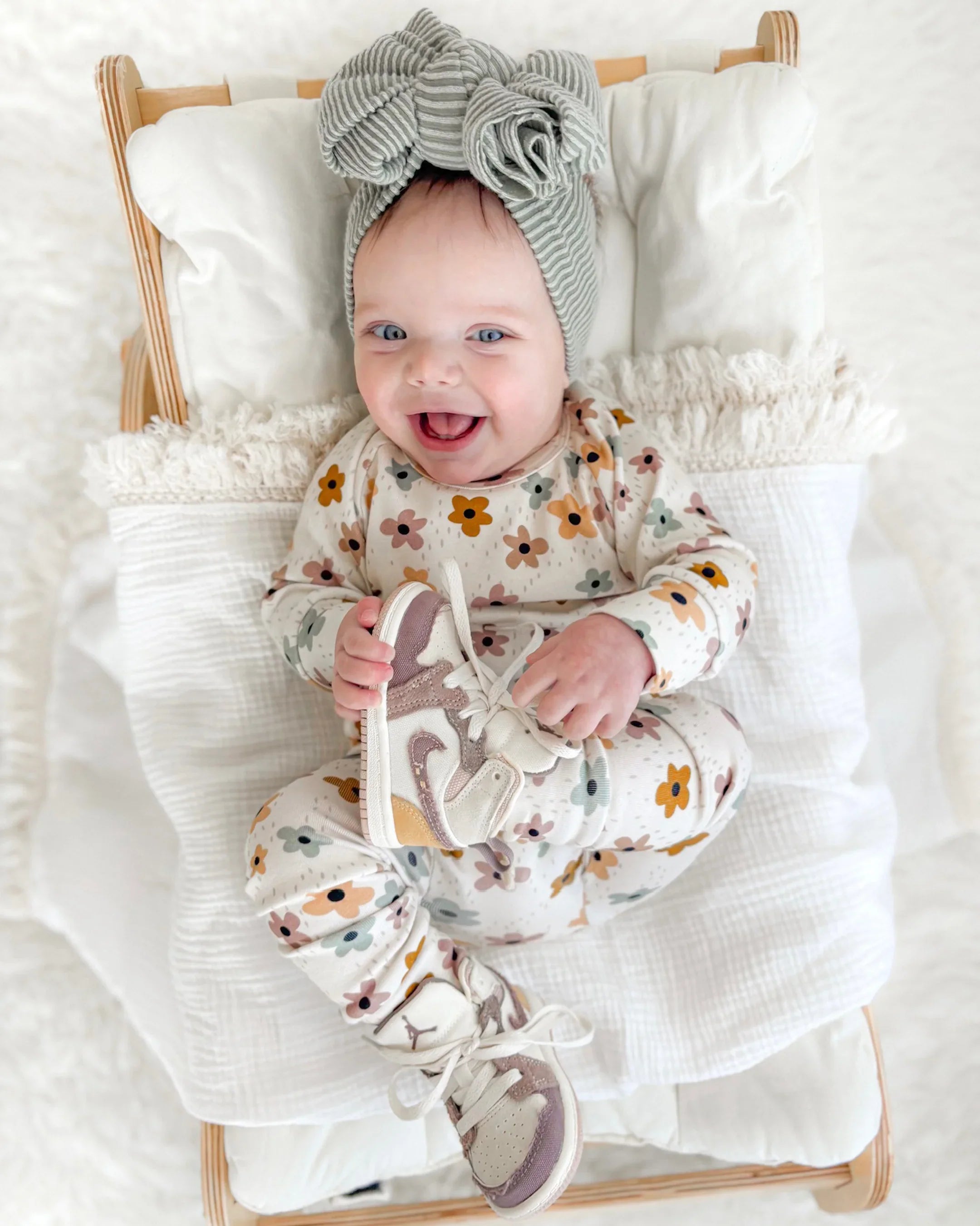 Girls Floral Lounge Set