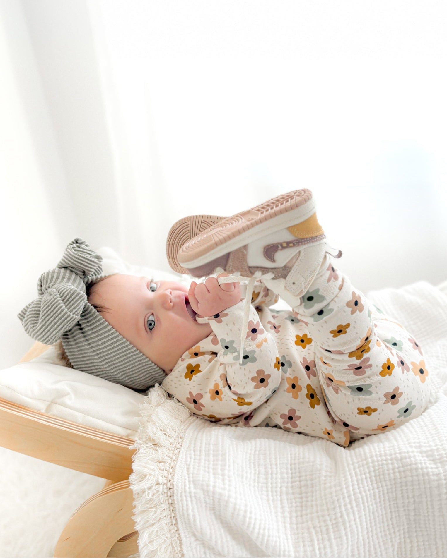 Girls Floral Lounge Set