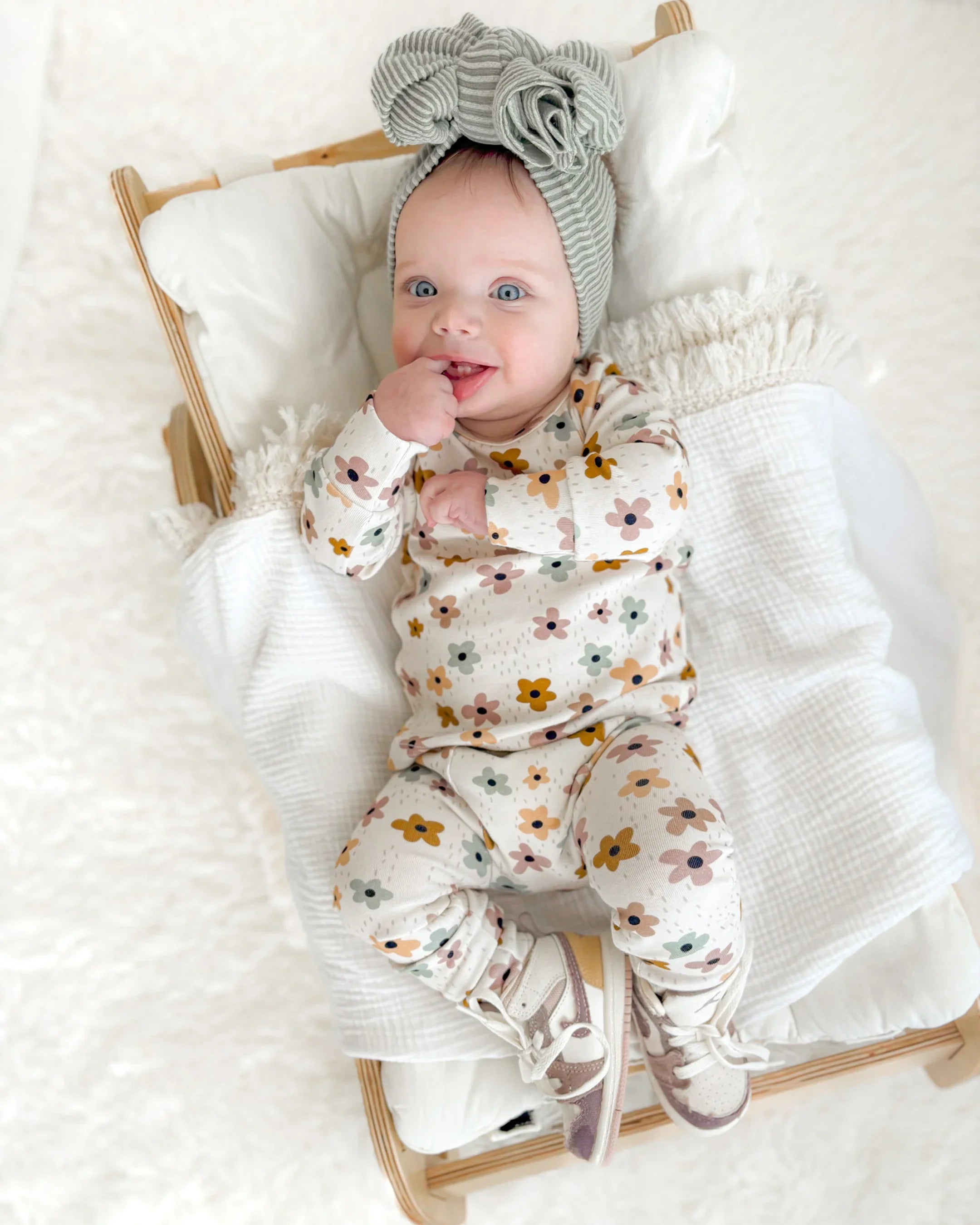 Girls Floral Lounge Set