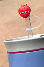 Catholic Straw Toppers: Holy Hearts (a 2 pack!)