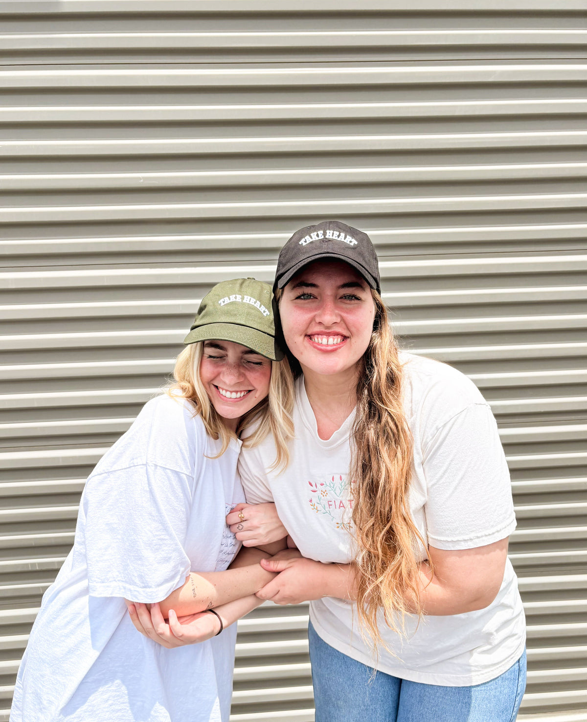 Take Heart Dad Hat for Women | Scripture-Inspired Christian Hat