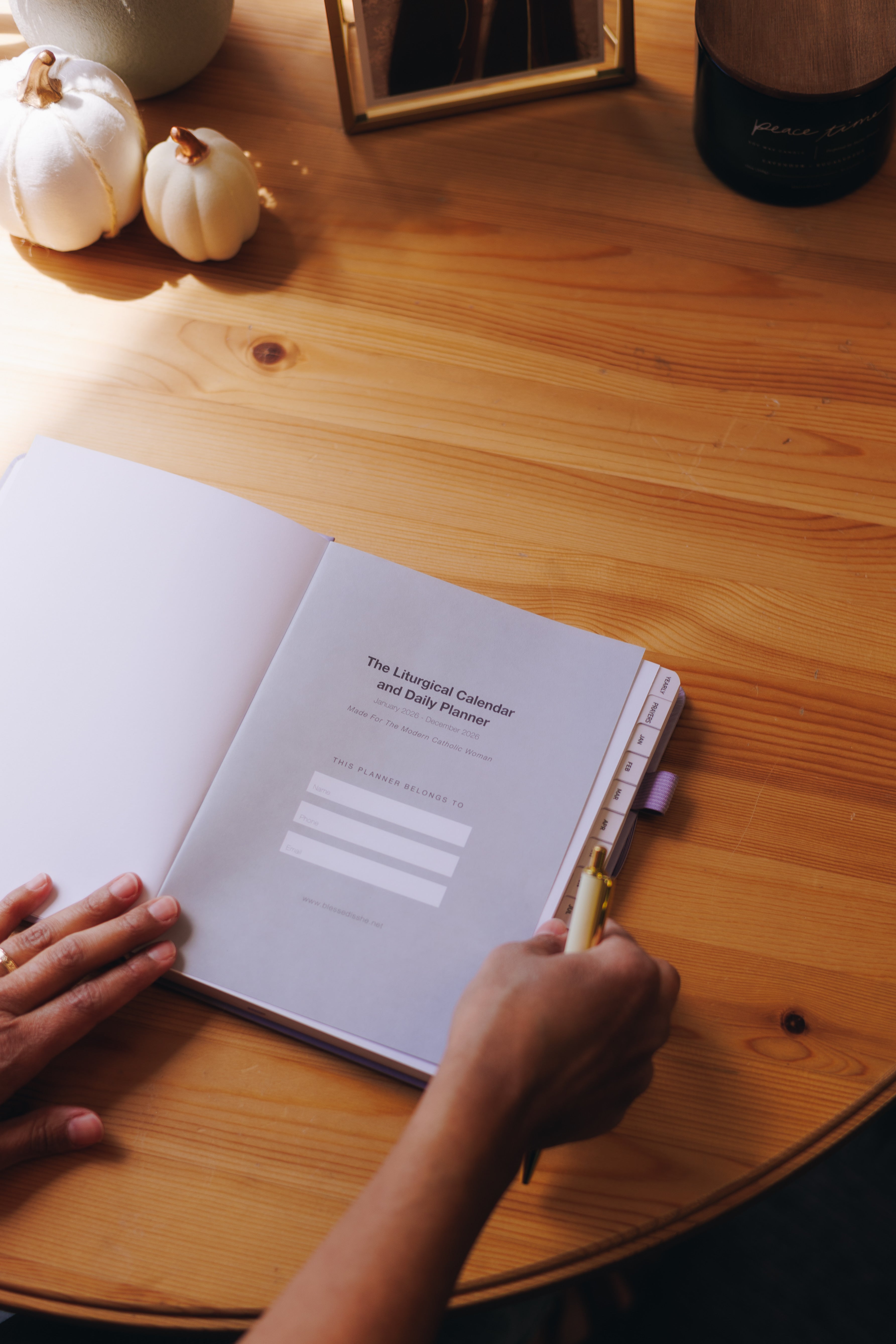 2026 Calendar Year Catholic Liturgical Planner // Mini Layout