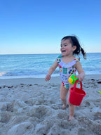 UPF 50+ Recycled Polyester Beach Baby Swimsuit