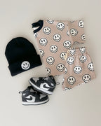Electric Drippy Smiley Shorts Set