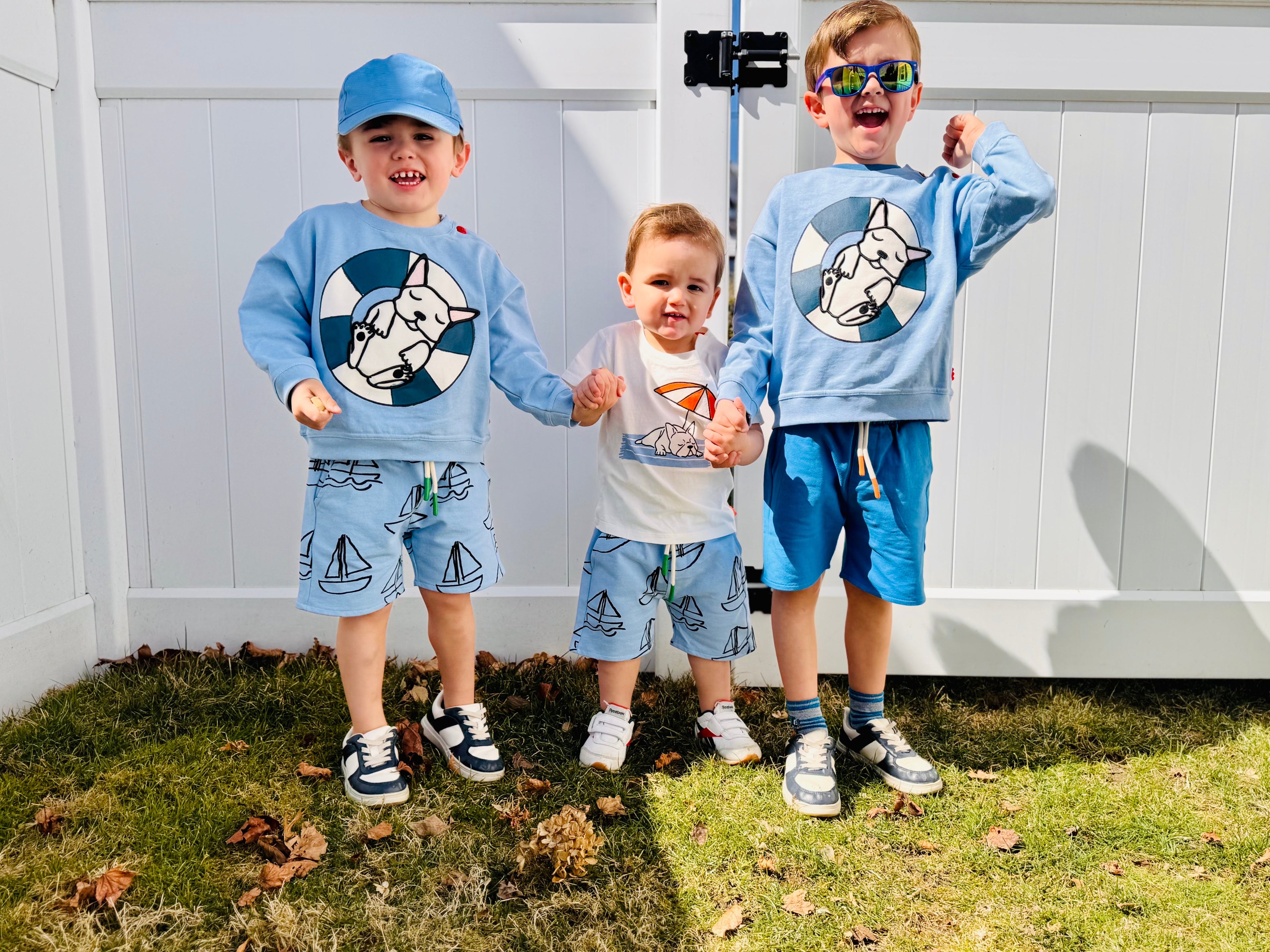 Recycled Cotton Frenchie Kid Sweatshirt