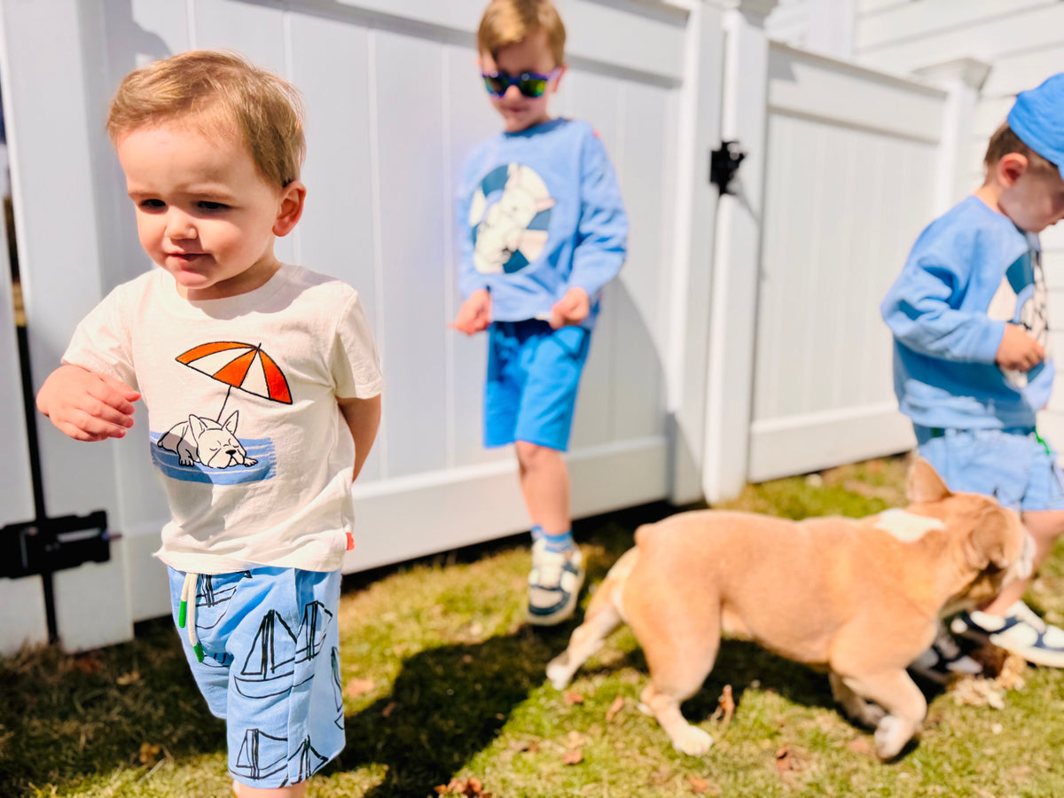 Recycled Cotton Frenchie Baby T-Shirt