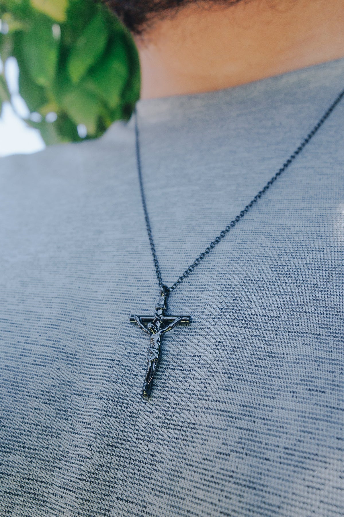 Black Crucifix Necklace for Men | A Daily Reminder of Faith