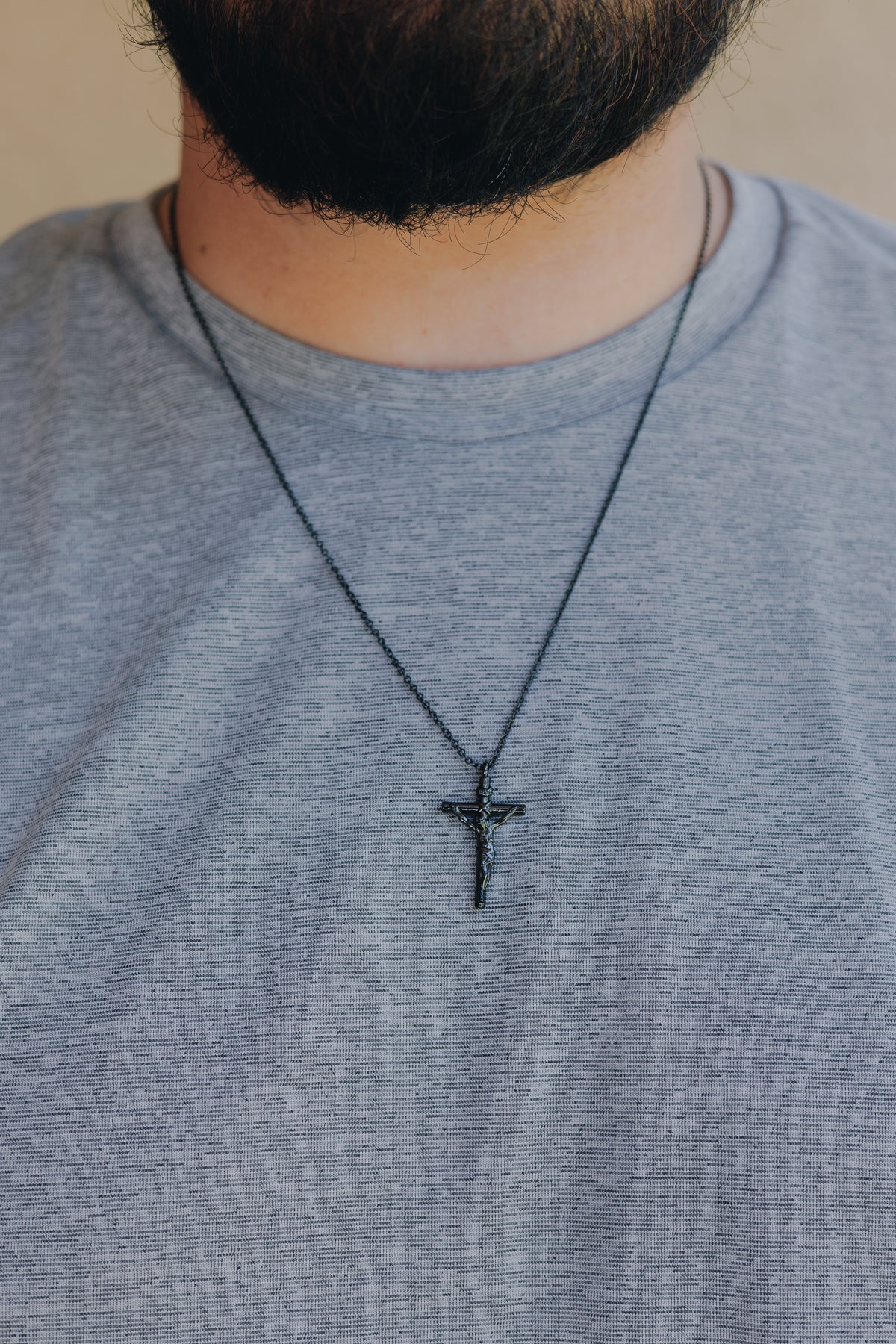 Black Crucifix Necklace for Men | A Daily Reminder of Faith