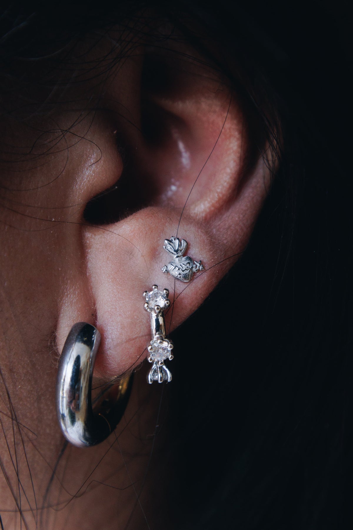 Sacred Heart of Jesus Stud Earrings | A Reminder of Christ’s Love