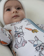 Baby Bamboo Zip Romper | Rad Bunny