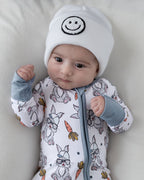 Baby Bamboo Zip Romper | Rad Bunny
