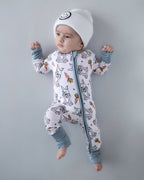 Baby Bamboo Zip Romper | Rad Bunny