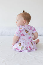 Girls Cowgirl Bodysuit Dress