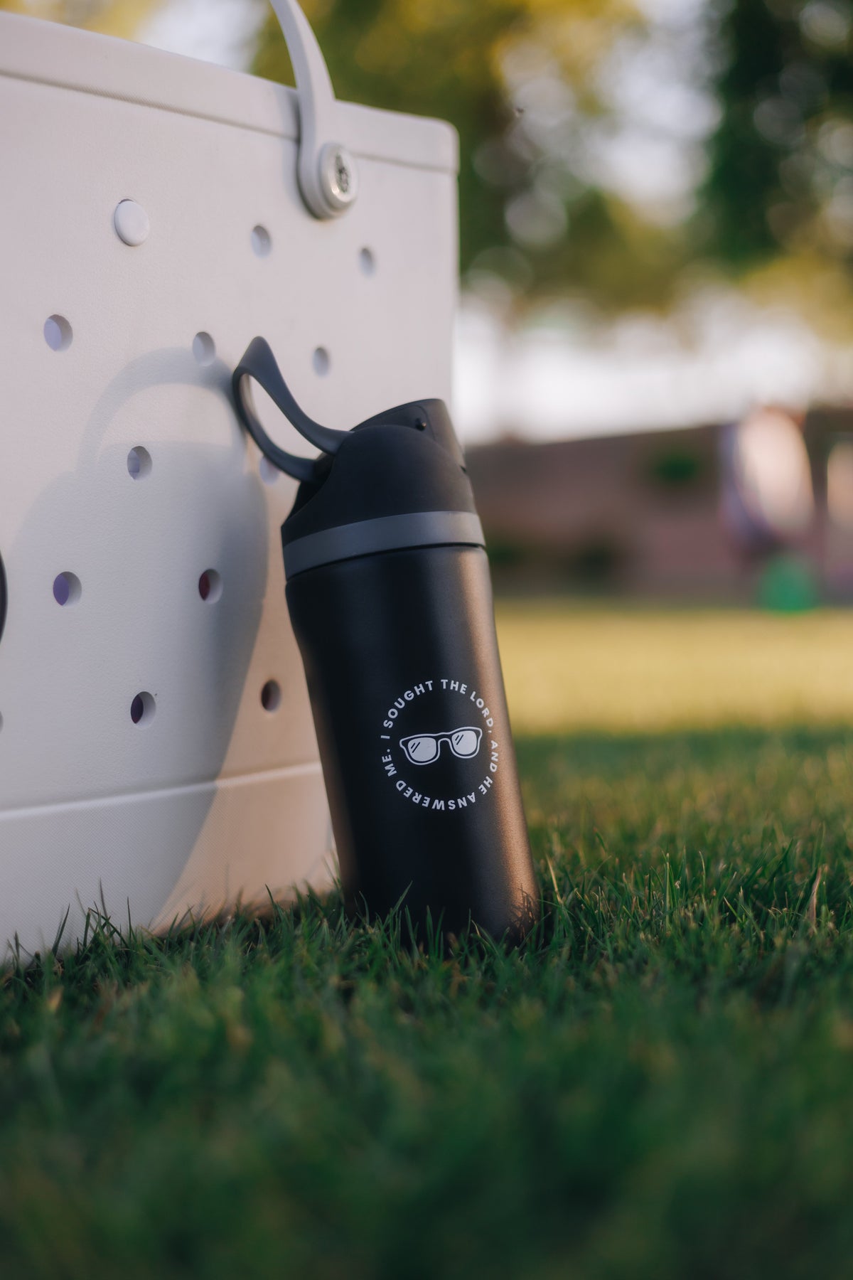 I Sought the Lord Kids Water Bottle | A Scripture Reminder for Little Hearts