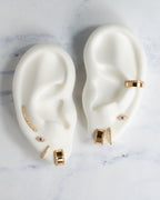 Diamond Mini Evil Eye Stud Earrings