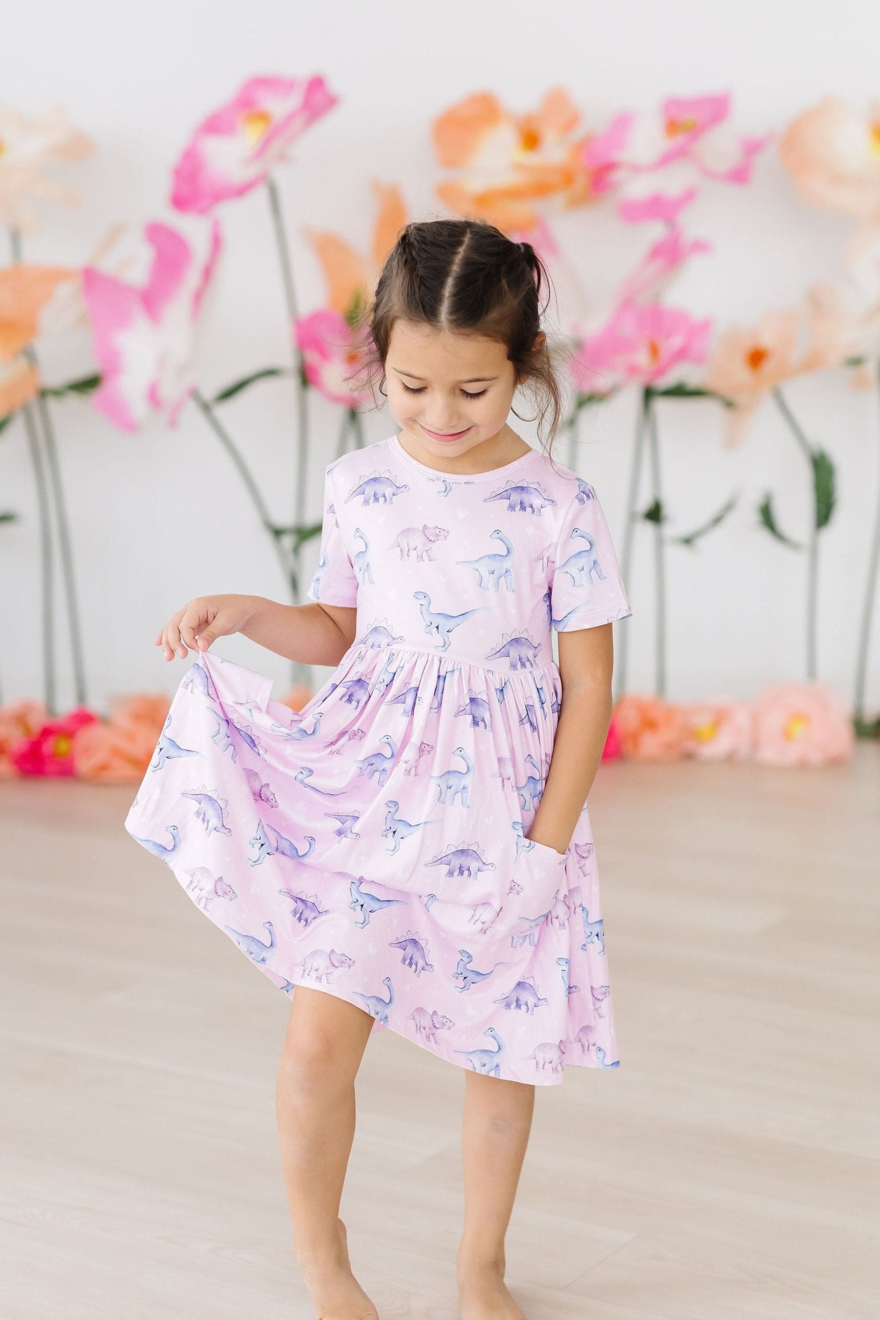 Girls Dinosaur Twirl Dress – Jurassic Joy
