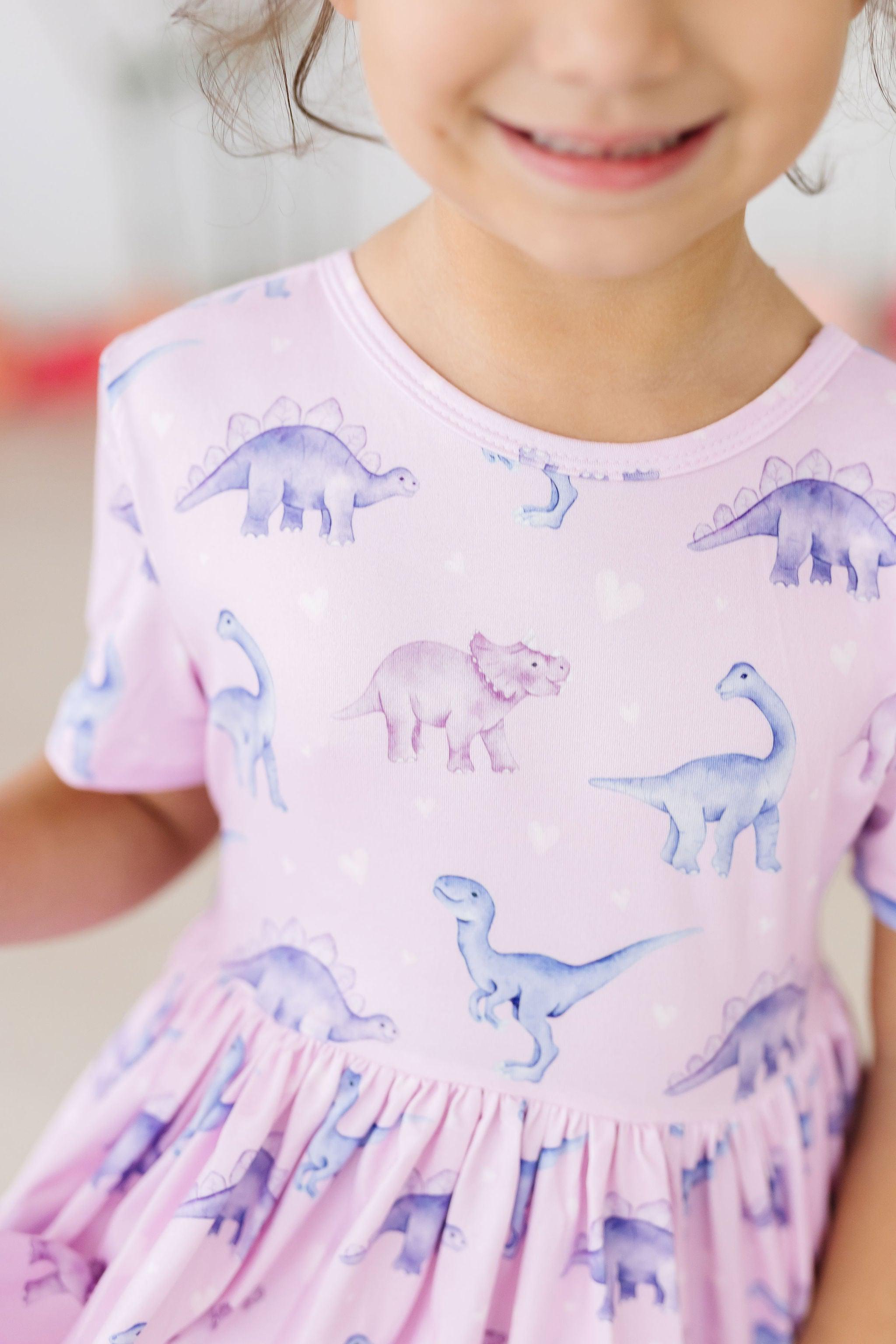 Girls Dinosaur Twirl Dress – Jurassic Joy