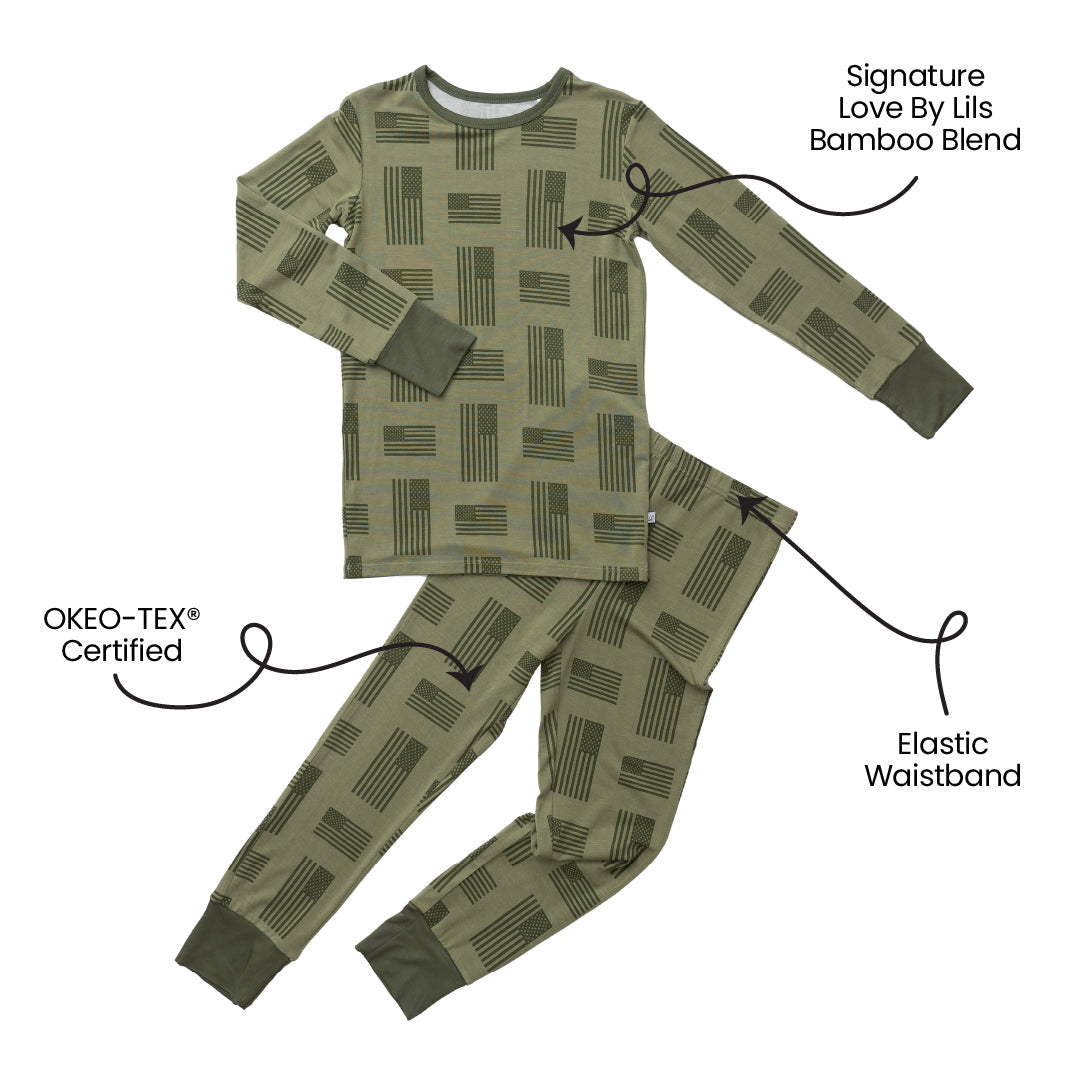 Kolton Bamboo 2-Piece Long Sleeve Set