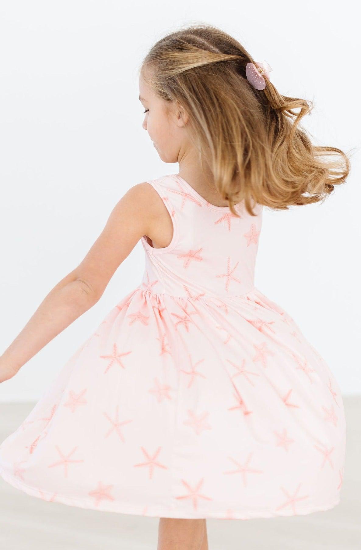 Girls Starfish Twirl Tank Dress