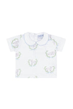 Blue Lamb Print Baby Diaper Cover Set