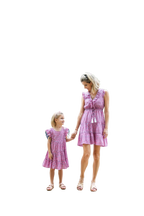 Sophie Girl's Tassel Dress Fuschia Booti