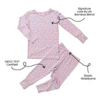 Lillian Leopard Bamboo 2-Piece Long Sleeve Set