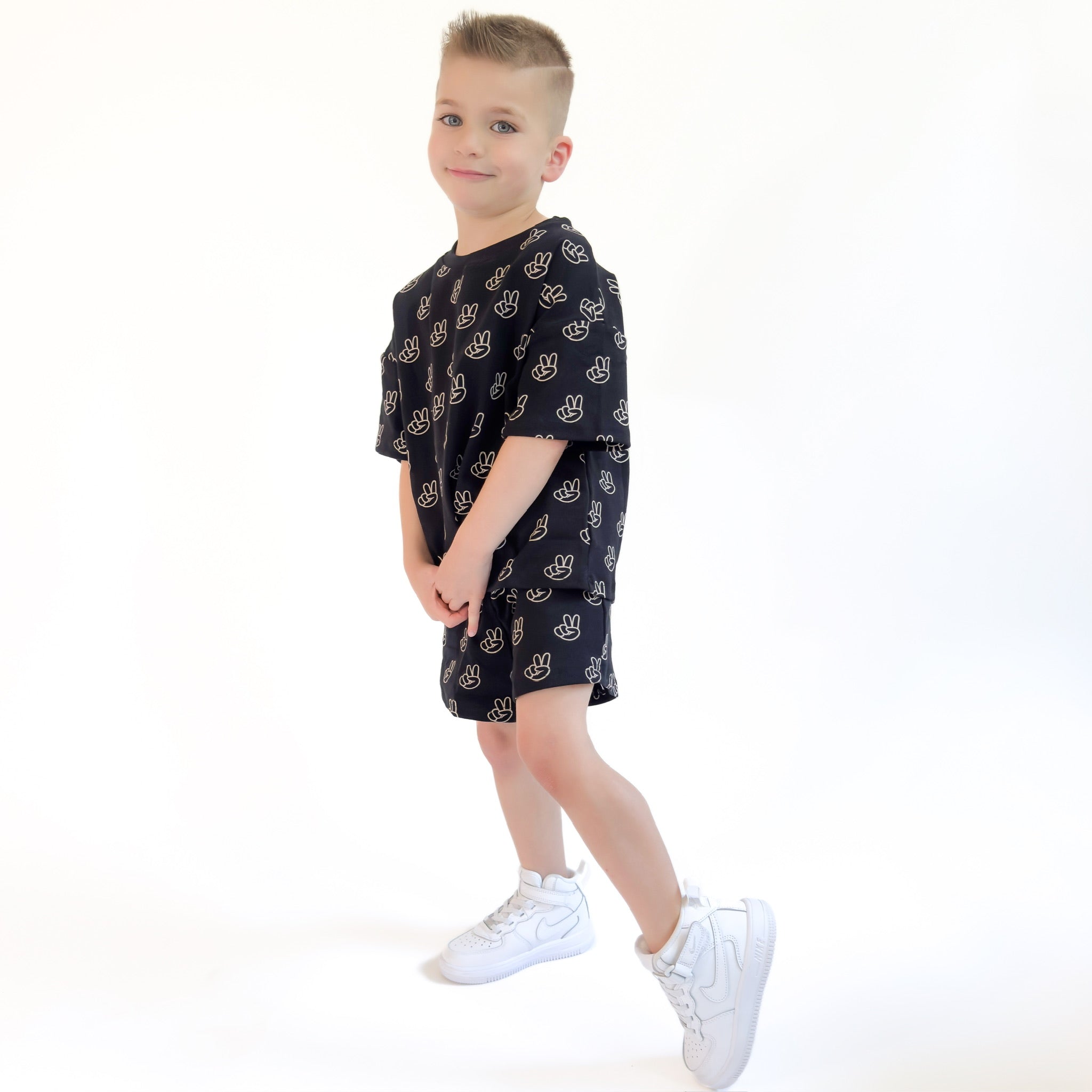Good Vibes Cotton Shorts Set