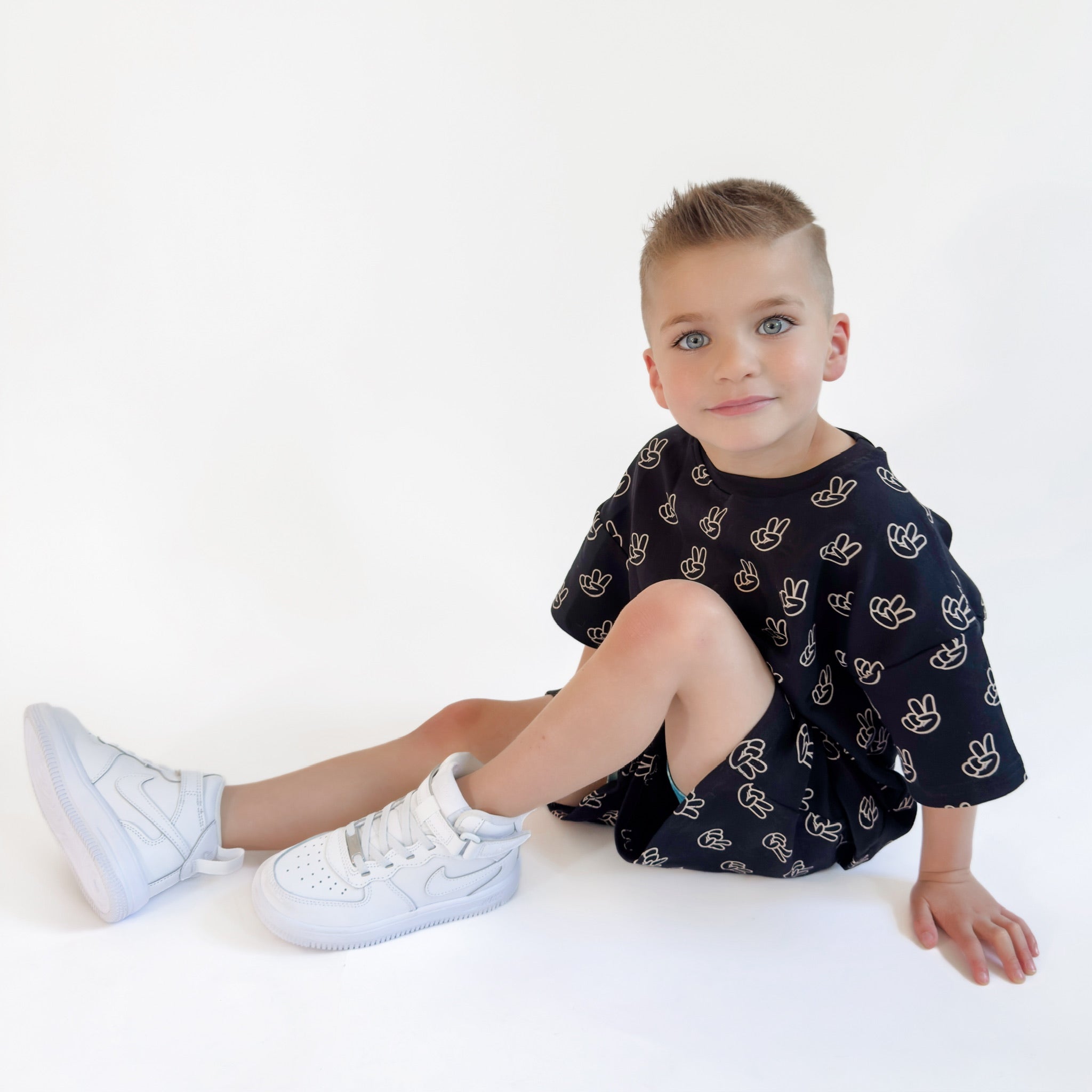Good Vibes Cotton Shorts Set