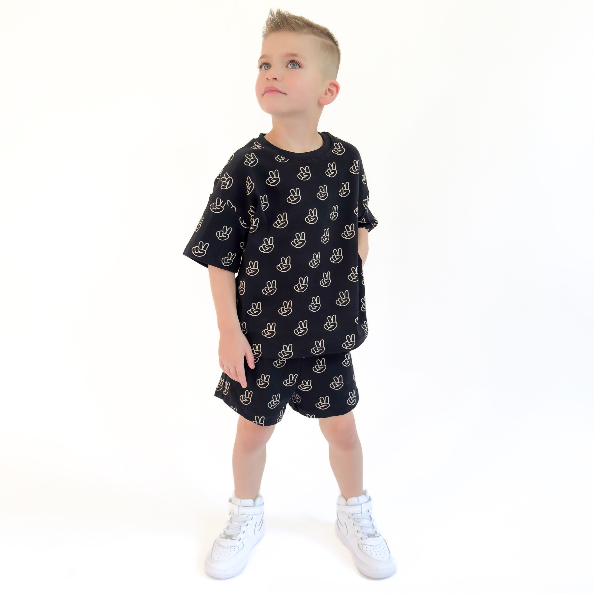 Good Vibes Cotton Shorts Set