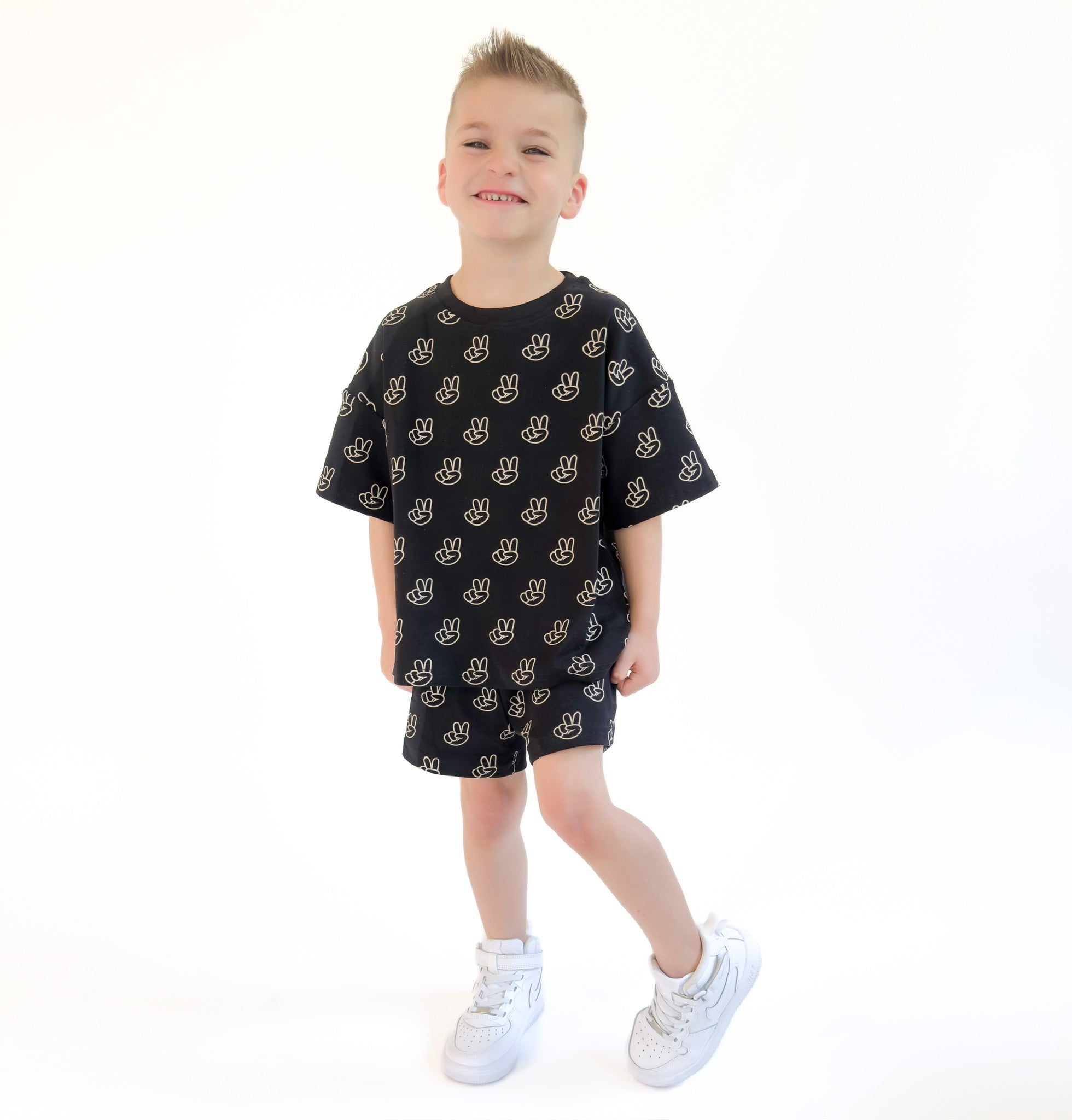 Good Vibes Cotton Shorts Set