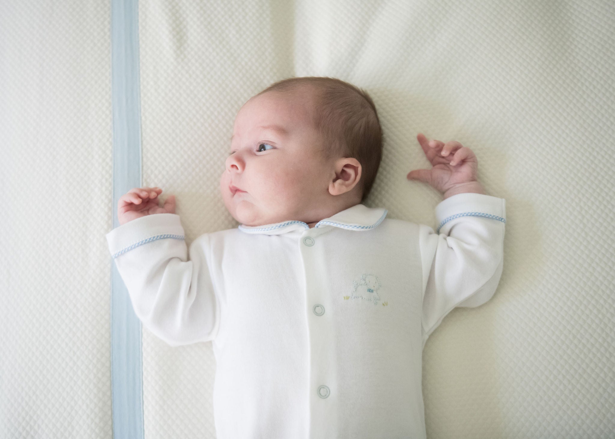 BABY PUPPY COTTON KNIT FOOTIE