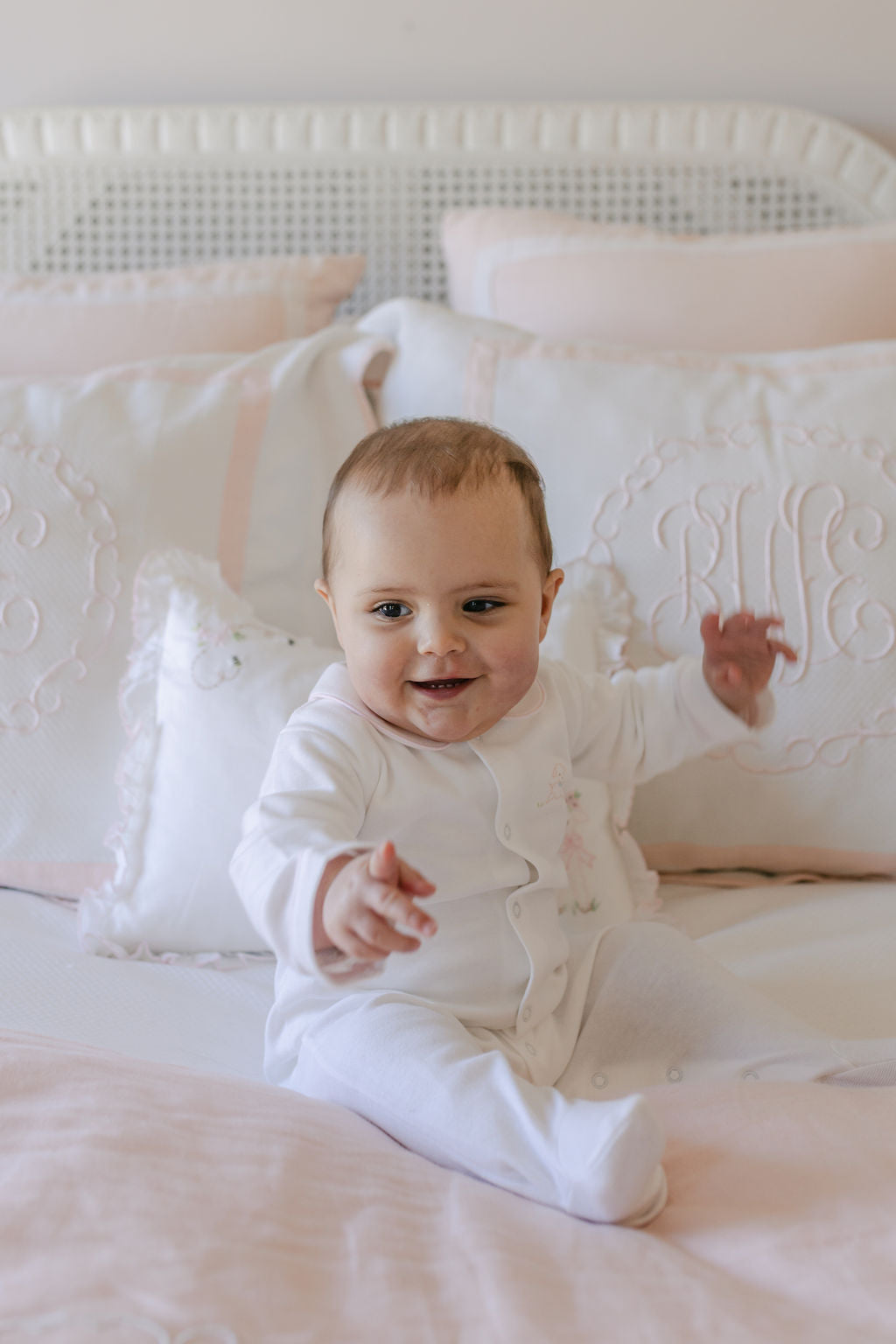 BABY PUPPY COTTON KNIT FOOTIE