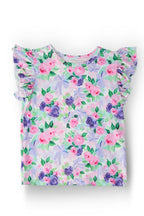 Lavender Love S/S Ruffle Tee