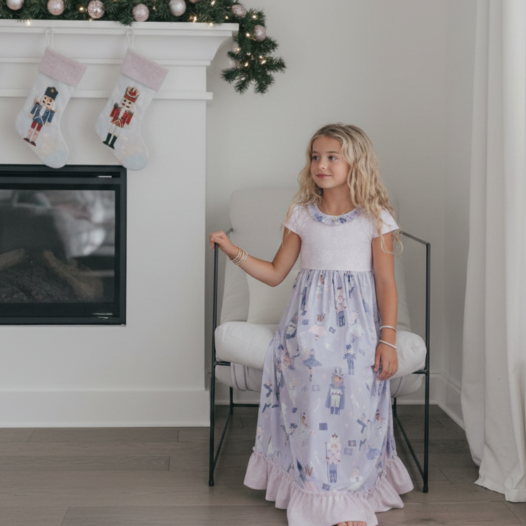 Lavender Nutcracker Lounge Gown